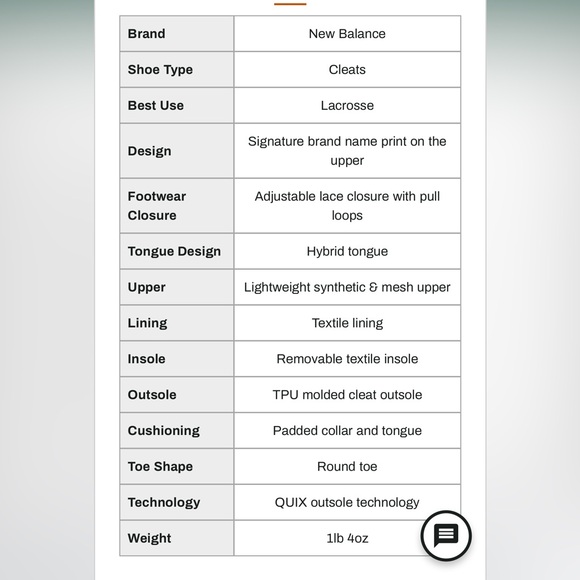 New Balance FreezeLX V4 Lacrosse Cleats women’s size 6 men’s size 4 1/2 BNIB - Picture 16 of 16